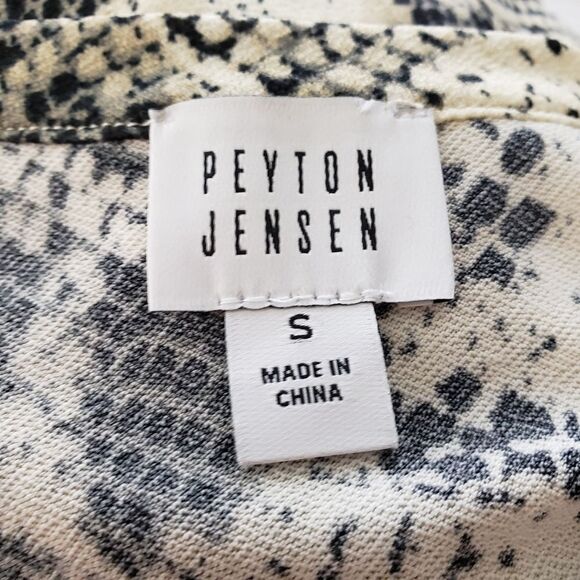 Peyton Jensen Rebecca Ruched Dress Sz S - Picture 9 of 12